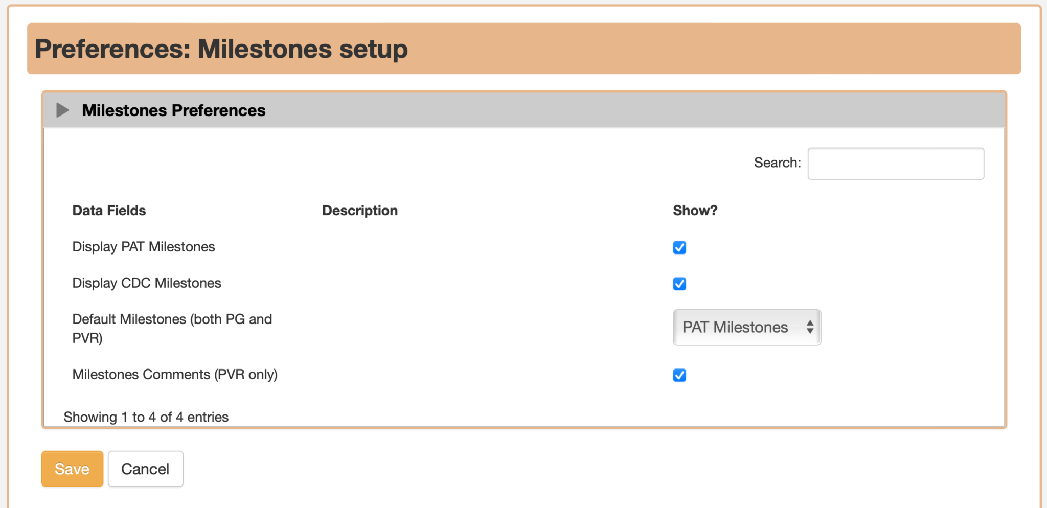CDC Milestones Have Been Added Cdc milestones have been added